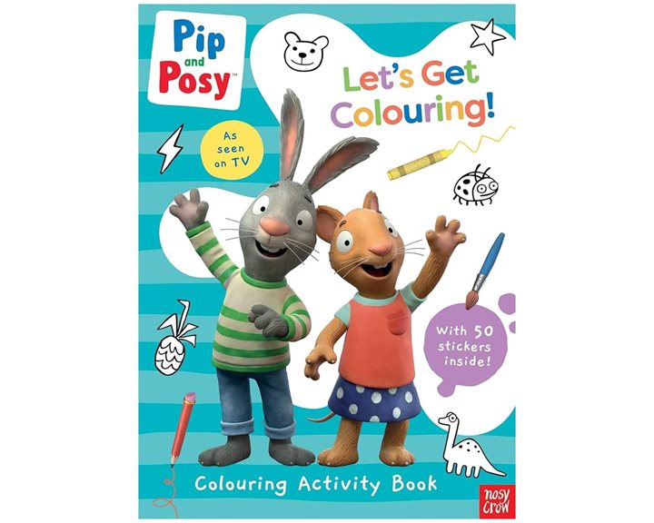 PIP AND POSY: LETS GET COLOURING! PB