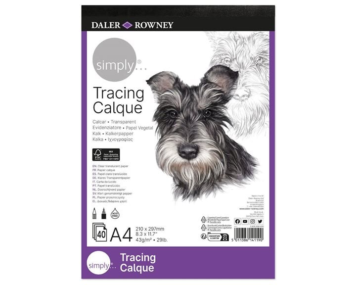 Simply Tracing Calque Χαρτι Α4 43gr 40 Φυλλα