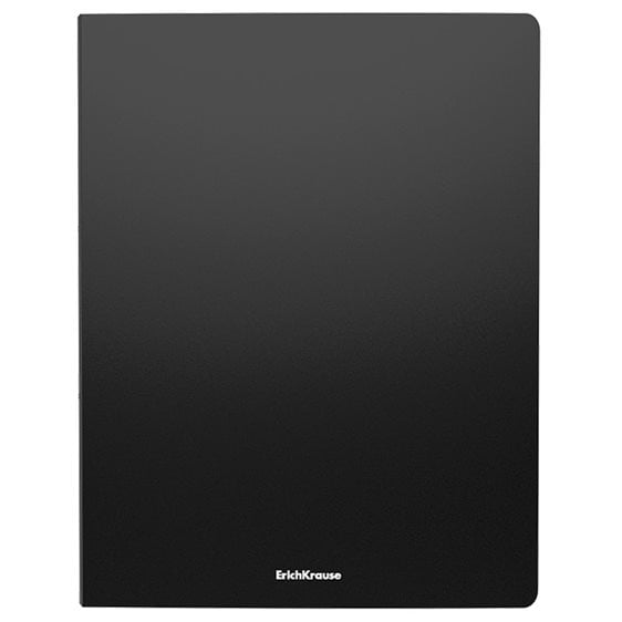 Ντοσιέ Σουπλ ErichKrause Α4 με 10 Ζελατίνες Matt Classic Black 59178