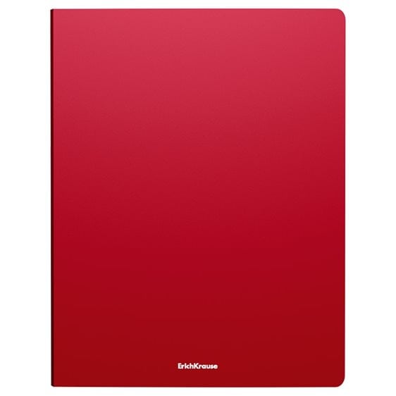 Ντοσιέ Σουπλ ErichKrause Α4 με 10 Ζελατίνες Matt Classic Red 59181