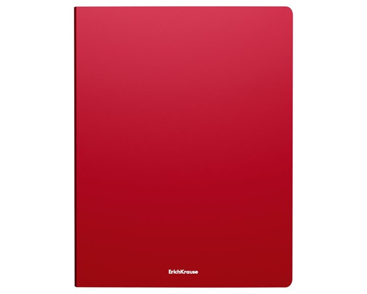 Ντοσιέ Σουπλ ErichKrause Α4 με 10 Ζελατίνες Matt Classic Red 59181