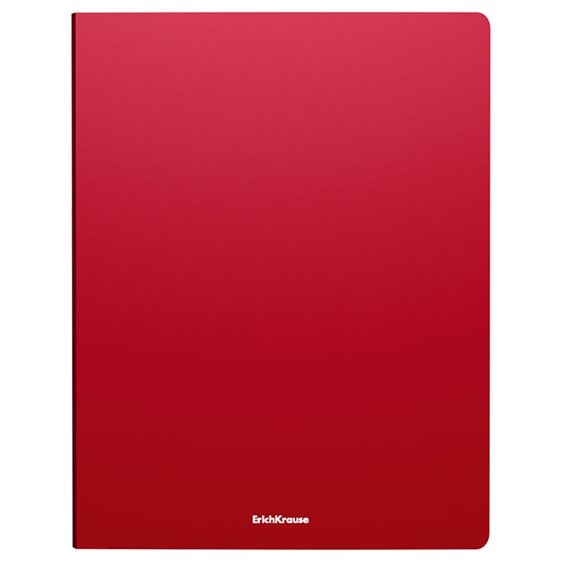 Ντοσιέ Σουπλ ErichKrause Α4 με 30 Ζελατίνες Matt Classic Red 59192