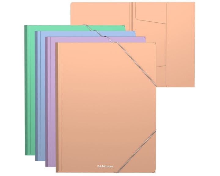 Ντοσιέ Λάστιχο ErichKrause Α4 Soft Pastel Bloom 60937