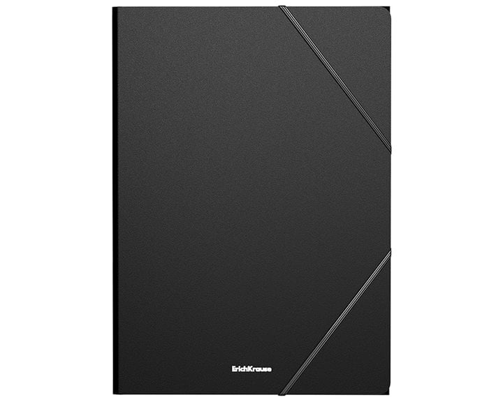 Ντοσιέ Λάστιχο ErichKrause Α4 Matt Classic Black 59228