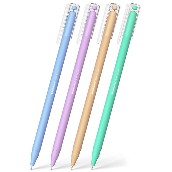 Στυλό ErichKrause Ballpoint Slim Touch Pastel Bloom 0.7 Blue 61047
