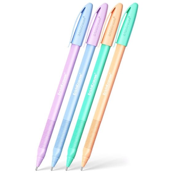 Στυλό ErichKrause Ballpoint U-108 Stick Pastel Bloom 1.00 Ultra Glide Techonology Blue 61020