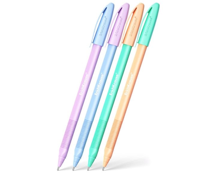Στυλό ErichKrause Ballpoint U-108 Stick Pastel Bloom 1.00 Ultra Glide Techonology Blue 61020