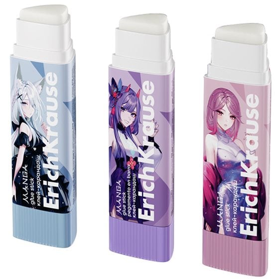 Κόλλα Stick ErichKrause 13g. Prism Manga 60497