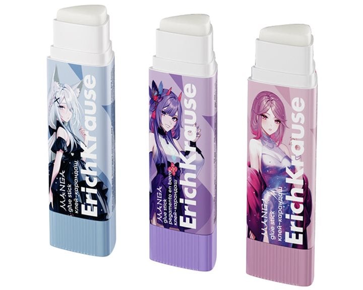 Κόλλα Stick ErichKrause 13g. Prism Manga 60497