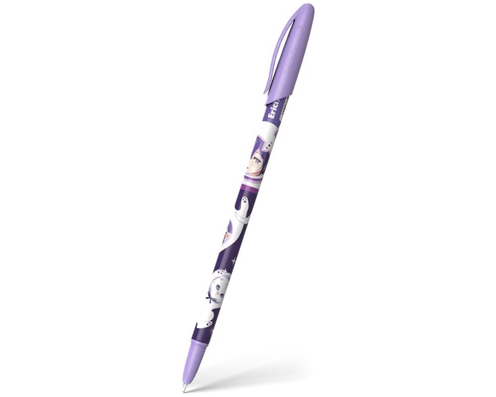 Στυλό ErichKrause Ballpoint Neo Stick Space Anime 0.7 Super Glide Technology Blue 61014