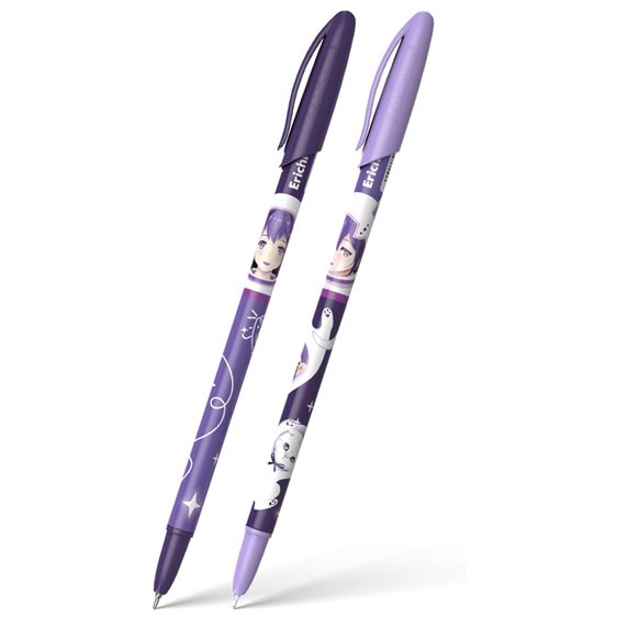 Στυλό ErichKrause Ballpoint Neo Stick Space Anime 0.7 Super Glide Technology Blue 61014