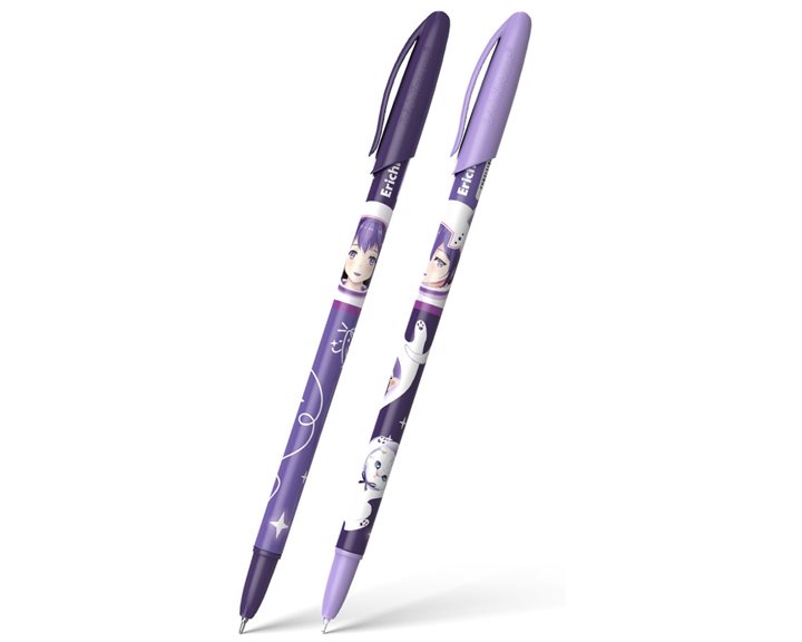 Στυλό ErichKrause Ballpoint Neo Stick Space Anime 0.7 Super Glide Technology Blue 61014