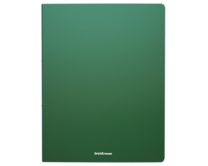Ντοσιέ Σουπλ ErichKrause Α4 με 10 Ζελατίνες Matt Classic Green 59180