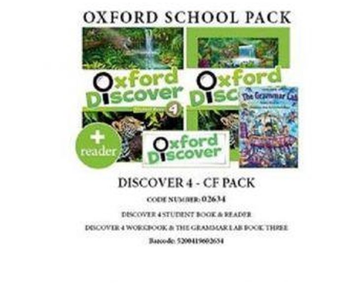 OXFORD DISCOVER 4 PACK CF (INCL. SB + WB + GRAMMAR LAB 3) - 02634