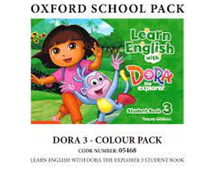 LEARN ENGLISH WITH DORA 3 COLOUR PACK - 05468