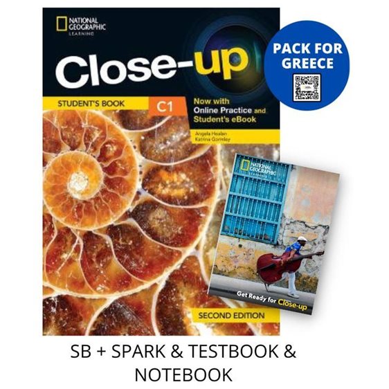 CLOSE-UP C1 PACK FOR GREECE (SB + SPARK   TESTBOOK   NOTEBOOK) 2ND ED