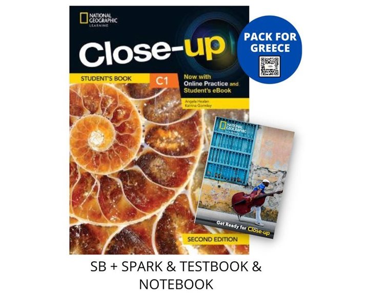 CLOSE-UP C1 PACK FOR GREECE (SB + SPARK   TESTBOOK   NOTEBOOK) 2ND ED