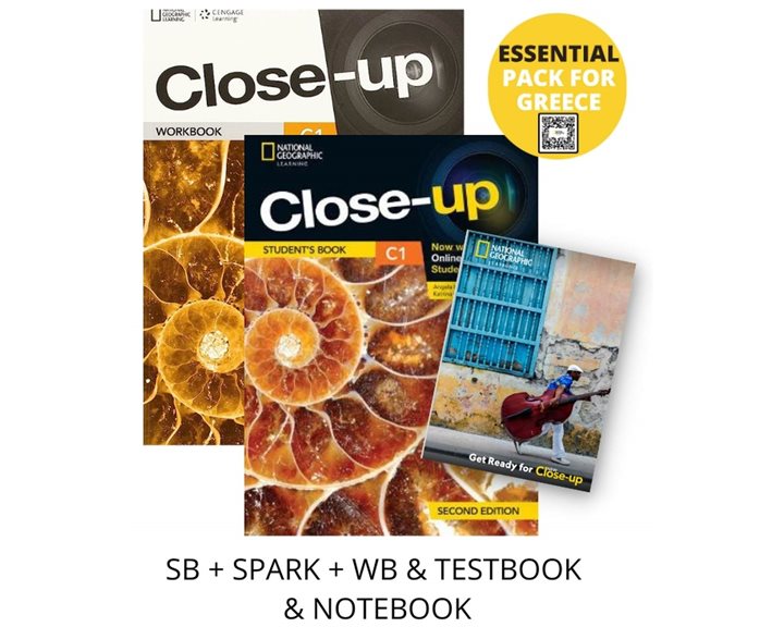 CLOSE-UP C1 ESSENTIAL PACK FOR GREECE (SB + SPARK + WB   TESTBOOK   NOTEBOOK) 2ND ED