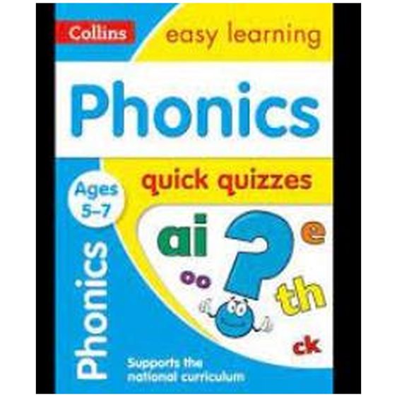 COLLINS EASY LEARNING - PHONICS QUICK QUIZZES AGES 5-7
