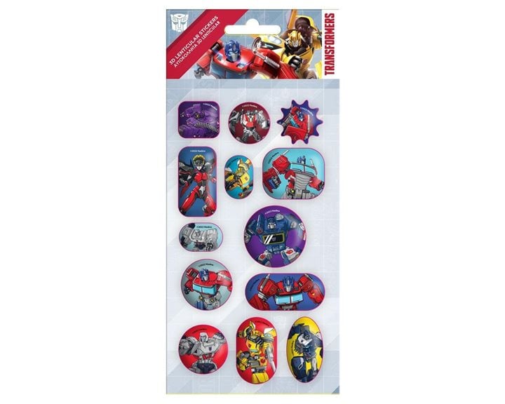 Αυτοκόλλητα 3D 10x22εκ Transformers