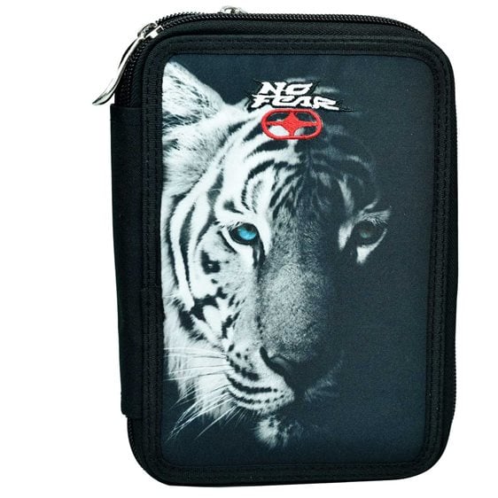 Κασετίνα Διπλή Γεμάτη BMU No Fear Dark Tiger 348-25100