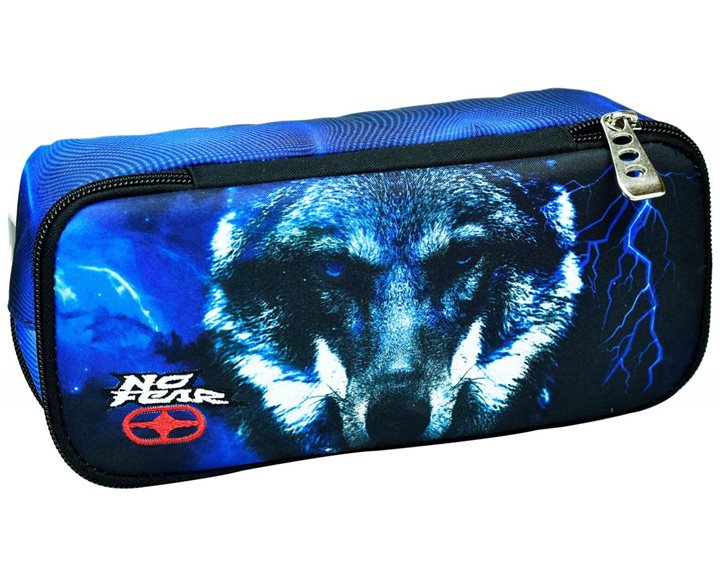 Κασετίνα Βαρελάκι BMU No Fear Night Wolf 348-29141