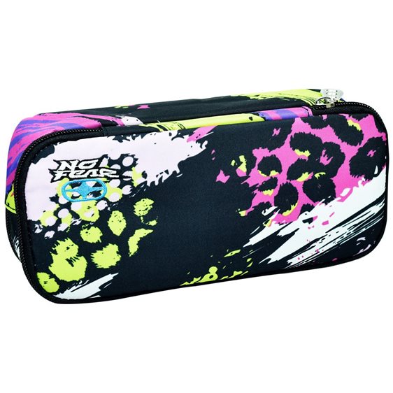 Κασετίνα Βαρελάκι BMU No Fear Fluo Prints 348-31141