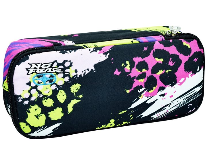Κασετίνα Βαρελάκι BMU No Fear Fluo Prints 348-31141