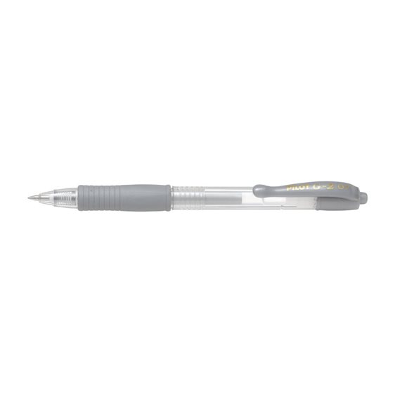 Pilot Στυλό G-2 0.7mm Μεταλλικό Ασημί