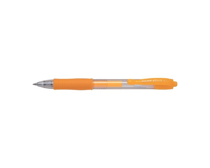Pilot Στυλό G-2 0.7mm Neon Βερυκοκί