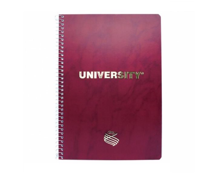 Τετράδιο Σπιράλ Α4 University Gold Foil 2Θ 100Φ Νο 9092