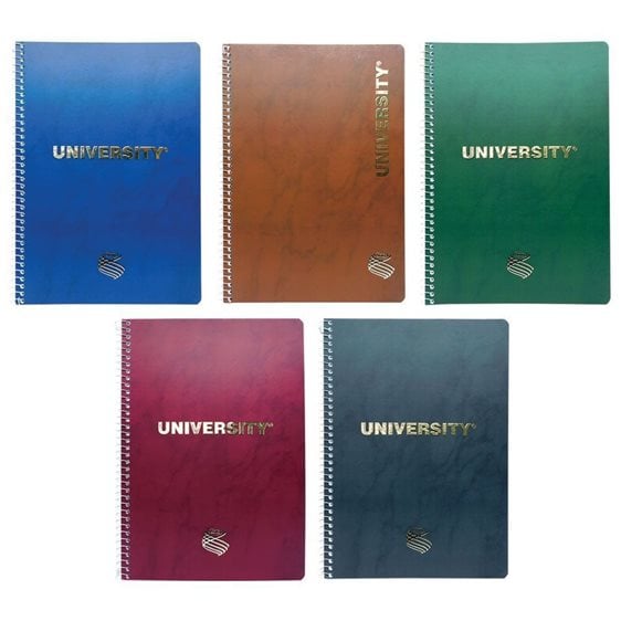 Τετράδιο Σπιράλ Α4 University Gold Foil 2Θ 100Φ Νο 9092