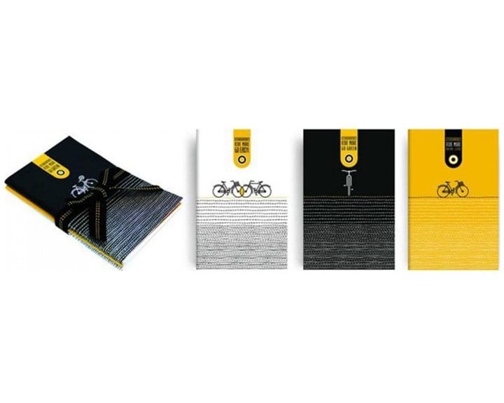 Σετ Σημειωματάριο 3τμχ 9X14 80gr Make Notes Eco-Friendy