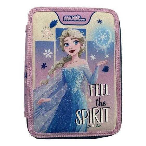 Κασετίνα Must Διπλή Γεμάτη 15x5x21 Frozen Feel The Spirit 000564317