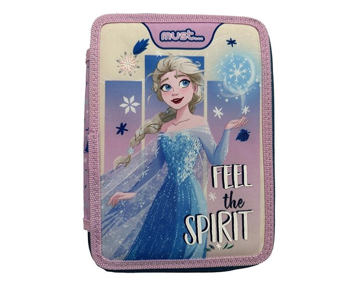 Κασετίνα Must Διπλή Γεμάτη 15x5x21 Frozen Feel The Spirit 000564317