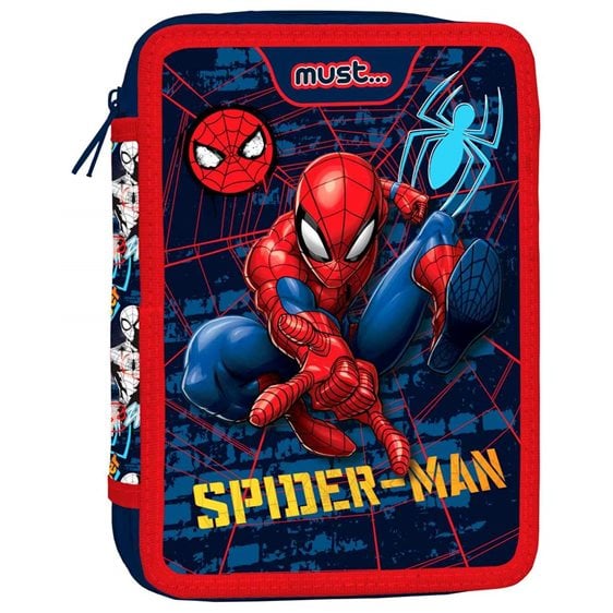 Κασετίνα Must Διπλή Γεμάτη 15χ5χ21 Spiderman 000508371
