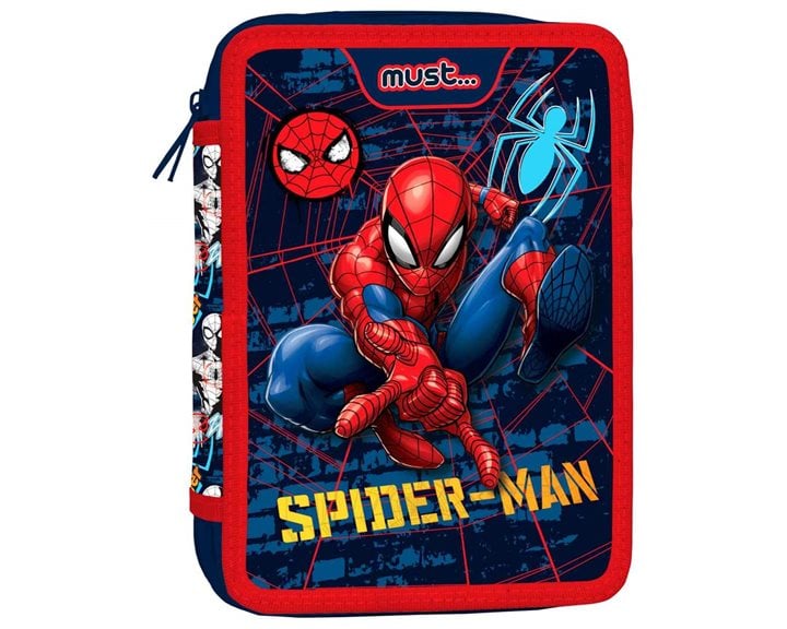 Κασετίνα Must Διπλή Γεμάτη 15χ5χ21 Spiderman 000508371