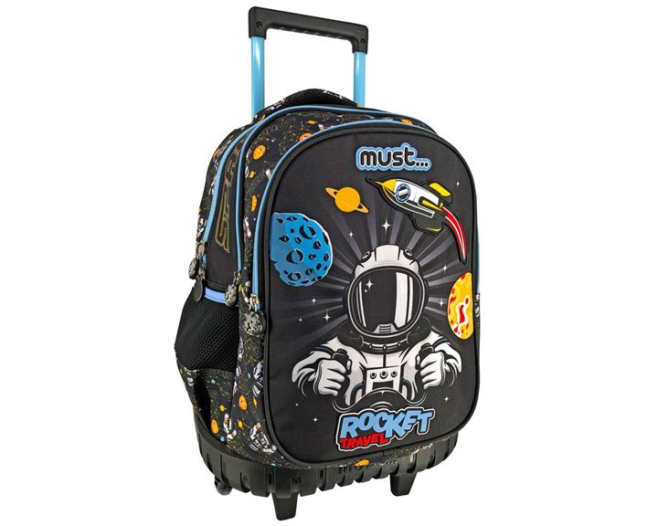 Τσάντα Τρόλλευ Must 34x20x44cm 3 Θήκες Rocket Travel 000585554