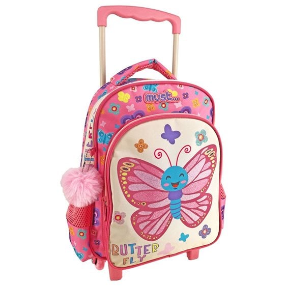 Τσάντα Τρόλει Νηπιαγωγείου 27χ10χ31 2Θήκες Butterfly 000585510