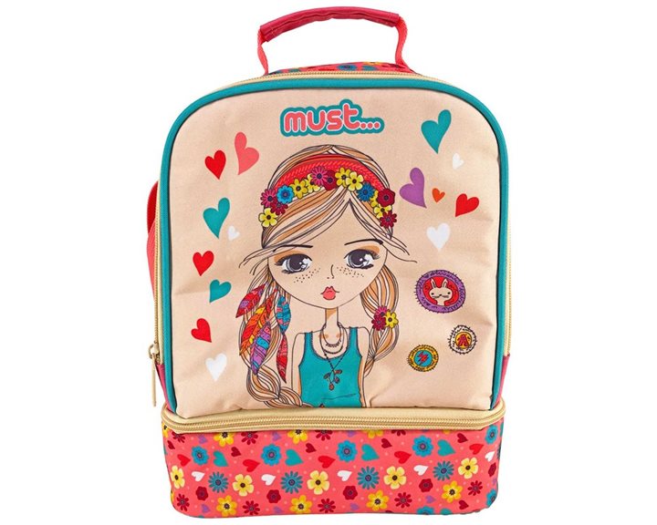 Τσαντάκι Φαγητού Ισοθερμικό Must 22x16x28Be Happy 000585542