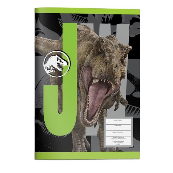 Τετράδιο Καρφίτσα 17x24 Jurrasic 40φ 000570989