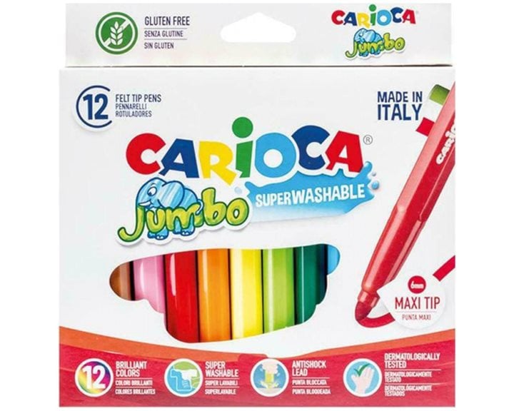 Μαρκαδόροι Universal Carioca Jumbo 12Τεμ.