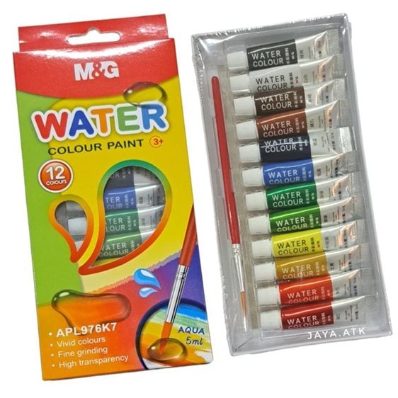 Τέμπερες M&G 12χρωμάτων 5ml APL976K7