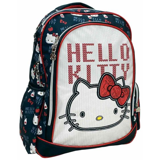 Σακίδιο Πλάτης Δημοτικού Hello Kitty Croche 335-73031