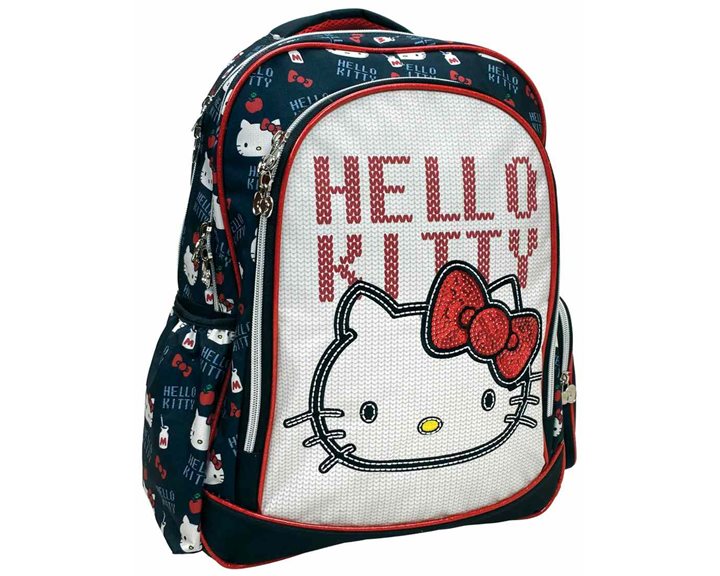 Σακίδιο Πλάτης Δημοτικού Hello Kitty Croche 335-73031