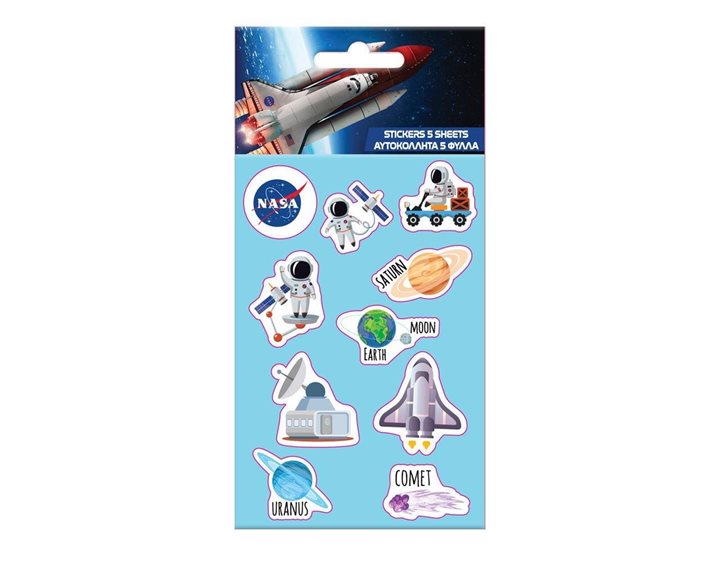 Αυτοκόλλητα Nasa  8x12 5 φύλλα 483041