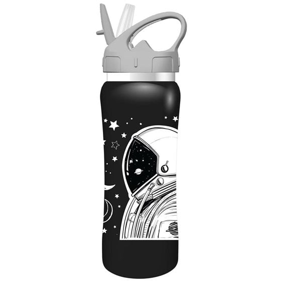 Παγούρι Ανοξέιδωτο Must Με Καλαμάκι 500ml  585698