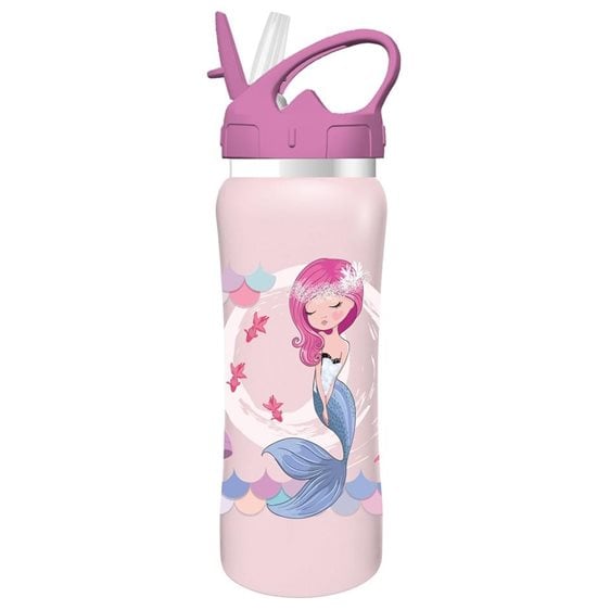 Παγούρι Ανοξέιδωτο Must Με Καλαμάκι 500ml  585698