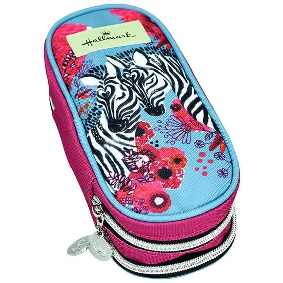 Κασετίνα Βαρελάκι Οβάλ Zebra 333-34141