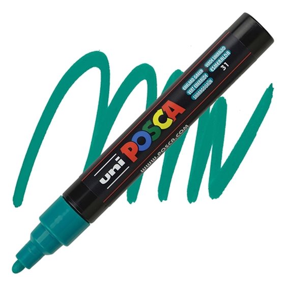 Μαρκαδόρος Uni Posca PC-5M Verde Smeraldo